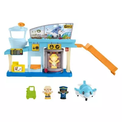 Fisher-Price-Little People-Aventures a l'Aéroport-Coffret HTJ26