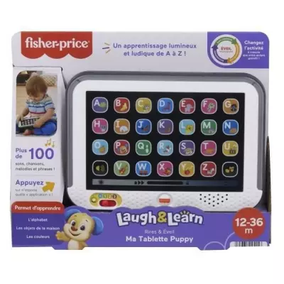 Fisher-Price-Ma Tablette Rires et Éveil-Tablette musicale en françai