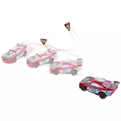 Disney · Pixar Cars-Flash McQueen Course et dérapages-Coffret HXJ