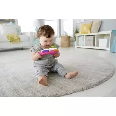 Fisher-Price-manette de jeu et d'apprentissage Rires et Éveil HXY11