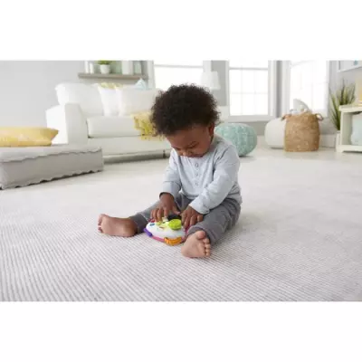 Fisher-Price-manette de jeu et d'apprentissage Rires et Éveil HXY11