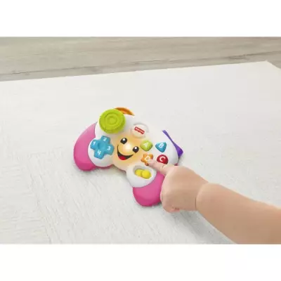 Fisher-Price-manette de jeu et d'apprentissage Rires et Éveil HXY11