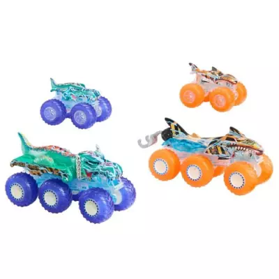 Hot Wheels-Gros Camion Monster Trucks Power Smashers-Coffret HYJ29