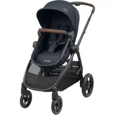 MAXI-COSI Poussette 2 en 1 Zelia 3, nacelle intégrée, 4 roues, Essen