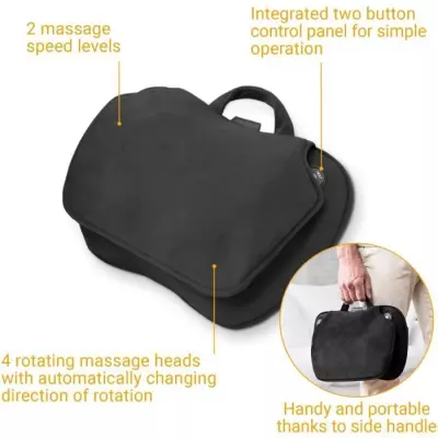 MEDISANA MC 850 - Coussin de massage Shiatsu épaules, dos, jambes et