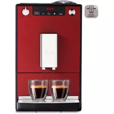 Machine a Café broyeur a Grain MELITTA Solo - Rouge Chili