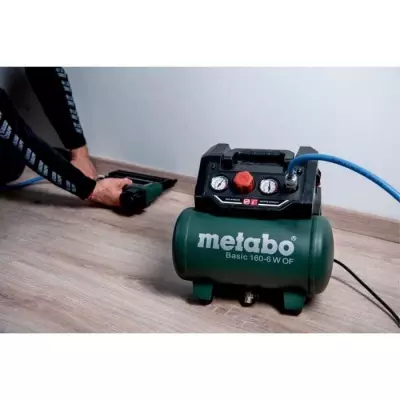 Compresseur - METABO - Basic 160-6 W OF - 6 Litres - 900 W - 8 bar