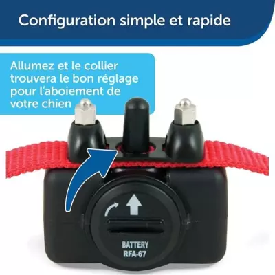 PetSafe - Collier anti aboiement pour Chien, Stimulation Eléctrostati