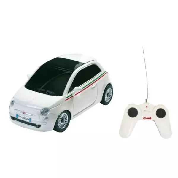 Voiture télécommandée Fiat 500 R/C 1:24 - MONDO - Coloris aléatoire ( Blanc, Jaune ou rouge) - A partir de 3 ans