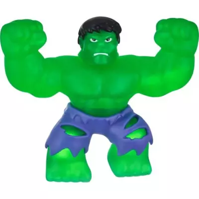 Figurine Hulk S3 - MOOSE TOYS - 11 cm - Goo Jit Zu Marvel - Vert et bl