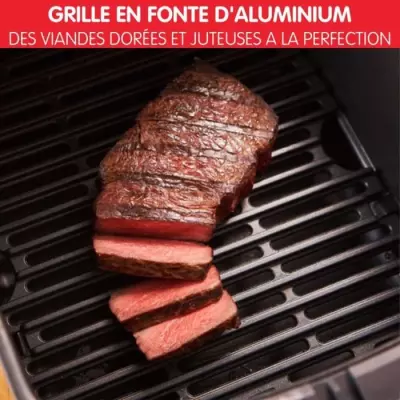 MOULINEX Friteuse sans huile + grill, 4.6L, 8 programmes, Température