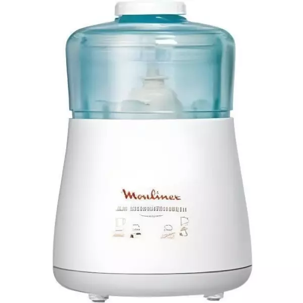 MOULINEX La Moulinette Hachoir électrique, 1000 W, Lames Powelix, Bol 330 g, 500 ml, Mixeur, Fabriqué en France DPA141