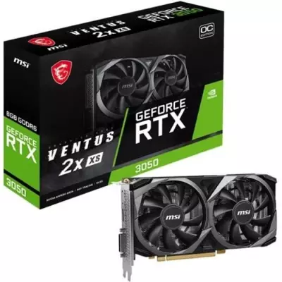 MSI - Carte Graphique - GeForce RTX 3050 VENTUS 2X XS 8G OC