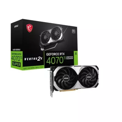 MSI - Carte graphique - NVIDIA GeForce RTX 4070 Ti SUPER 16G VENTUS 2X