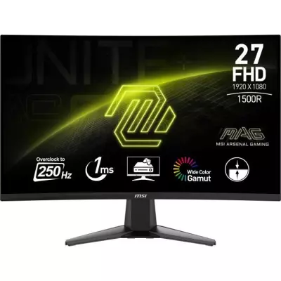 Écran Gaming - MSI - 27'' Incurvé 1500R - QHD - 1ms - 250Hz - HDR Re