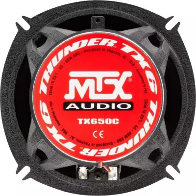 MTX TX650C Haut-parleurs voiture Coaxiaux 13cm 2 voies 80W RMS 4 châs