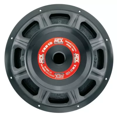 MTX TX815 Subwoofer voiture HighEnd 38cm 2000W RMS 2 châssis alu bobi