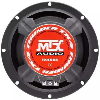 MTX TX465S Haut-parleurs voiture Kit 2 voies 16,5cm 80W RMS 4 Tweeteer