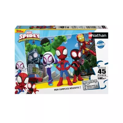 Puzzle Spidey et ses amis 45 pieces - Dessins animés et BD - NATHAN -