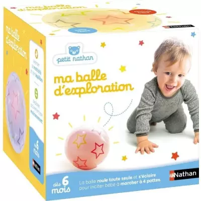 Jouet - NATHAN - Balle d'exploration - Motricité pour bébés, change