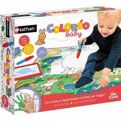 Activité créative - NATHAN - Coloréo Baby - Colorier avec de l'eau,