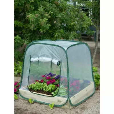 Serre de jardin Pop-Up - NATURE - 100x100x100 cm - PE transparent - Pr