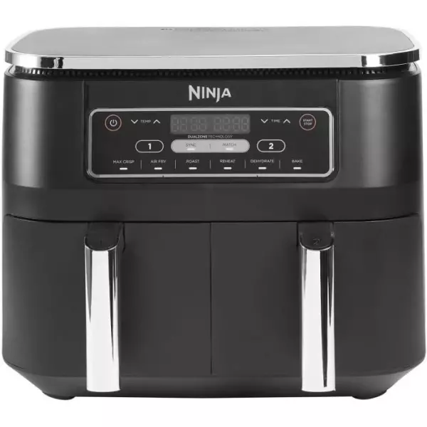 Friteuse sans huile NINJA Foodi - Dual Zone AF300EU - 7,6L - Fonctions Sync, Match - 6 modes de cuisson - 2400W