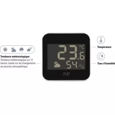 Station météo connectée EVE WEATHER - Technologie Apple HomeKit Blu