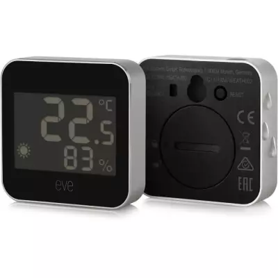 Station météo connectée EVE WEATHER - Technologie Apple HomeKit Blu