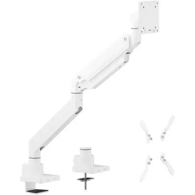 Support d'écran articulé pour bureau - OPLITE - MT57 - Blanc