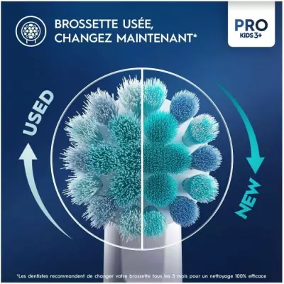 Brosse a dents électrique Oral-B Pro Kids 1 Manche Marvel Spider-Man,