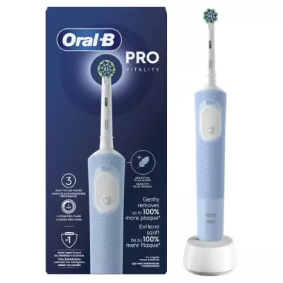 Brosse a dents électrique ORAL-B Vitality Pro - Bleue - 3 modes de br