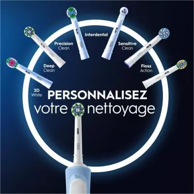 Brosse a dents électrique ORAL-B Vitality Pro - Bleue - 3 modes de br