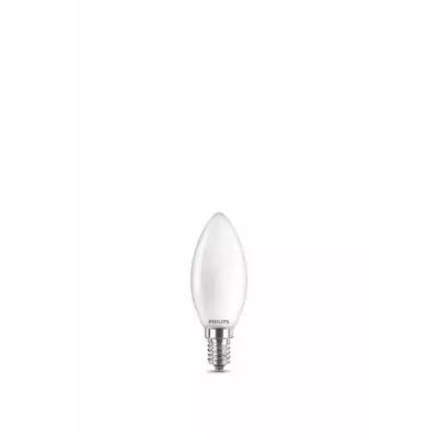 Ampoule LED - PHILIPS - Non dimmable - E14 - 60W - Blanc Chaud