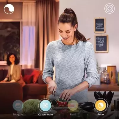 PHILIPS Hue White Ambiance Kit de démarrage ampoule LED connectée -