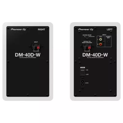 Enceintes de monitoring - PIONEER DJ - DM-40D - Bass Reflex - 2x19W -