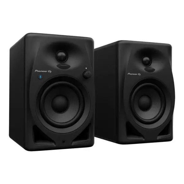 Paire d'enceintes de monitoring Pioneer DJ DM-40D-BT - Bluetooth - Bass Reflex - 2x19W - Mode DJ ou Production - Noir