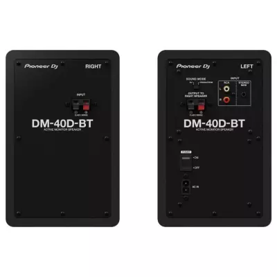 Paire d'enceintes de monitoring Pioneer DJ DM-40D-BT - Bluetooth - Bas