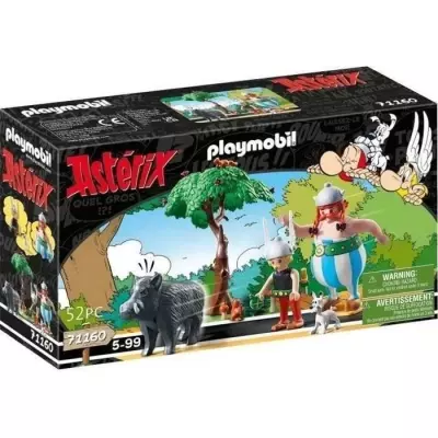 PLAYMOBIL 71160 Astérix La chasse au sanglier, avec Astérix, Obélix