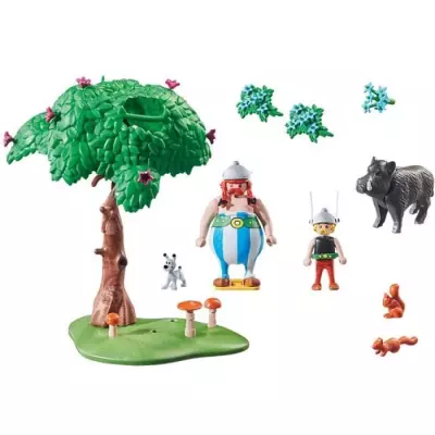 PLAYMOBIL 71160 Astérix La chasse au sanglier, avec Astérix, Obélix