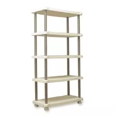 Etagere de rangement - PLASTIKEN - 5 plateaux - Résine - 30kg/plateau