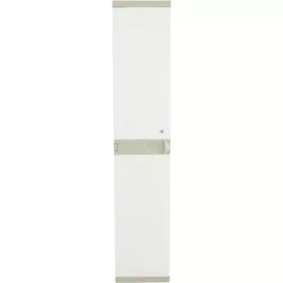 Armoire haute vestiaire PLASTIKEN - 1 porte, 35cm - Blanc