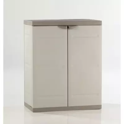 TITANIUM PLASTIKEN Armoire basse 2 portes avec étageres l70 x p44 x h