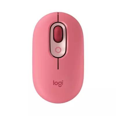 Souris - Sans fil - Logitech - Pop Mouse - avec Emoji - Rose