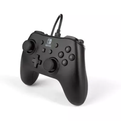 Manette Filaire - POWER A - Nintendo Switch - Noir mat