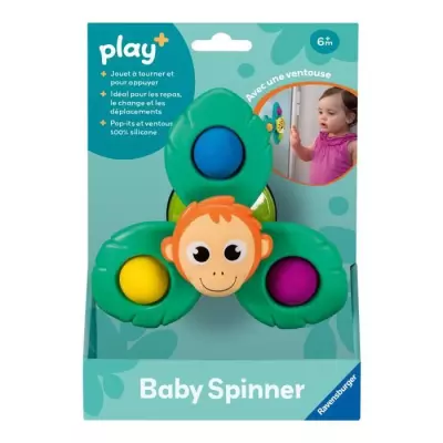 Ravensburger play+, Baby Spinner - Orang-outan , 6-36 mois, Premier â