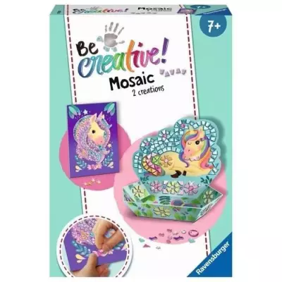 Coffret Mosaique Licorne Ravensburger - Décoration facile pour enfant