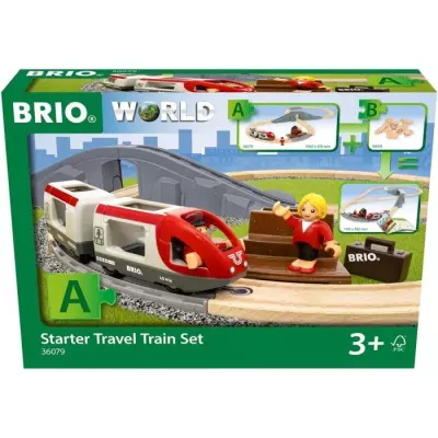 BRIO Circuit en 8 voyageurs - Pack A-7312350360790-A partir de 3 ans