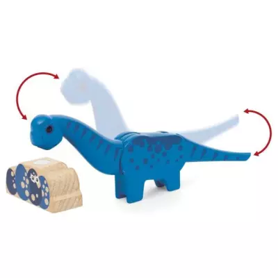 Brio Train a Piles Dinosaure - Train électrique - Dinosaure Inclus -