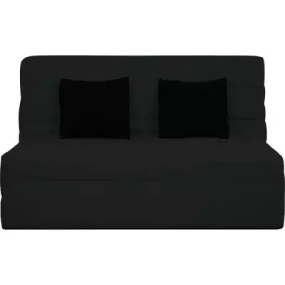 DUNLOPILLO Banquette BZ 2 places - Noir - ReVEUR